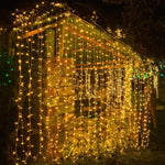 8 Modes Control Curtain Christmas Lights