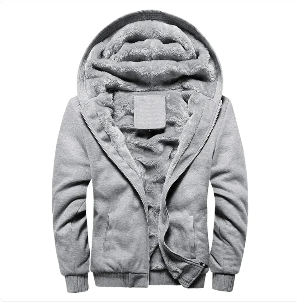 Men's Velvet Insulated Winter Coat
