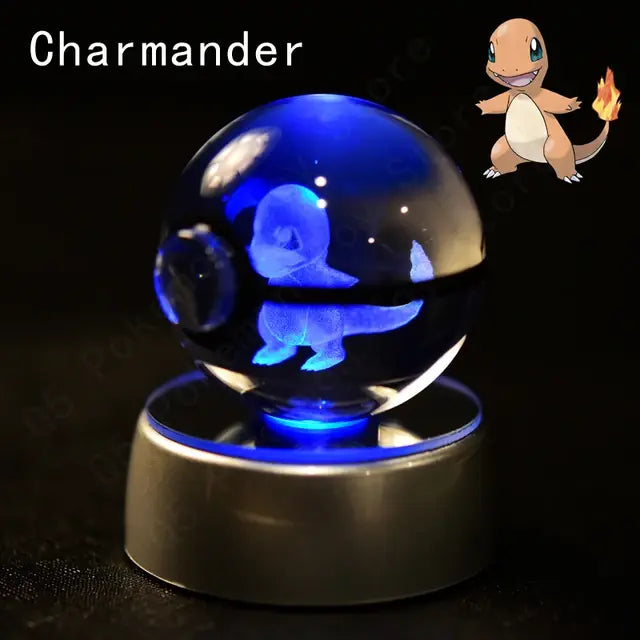 3D Pokémon Crystal Globe Lamp