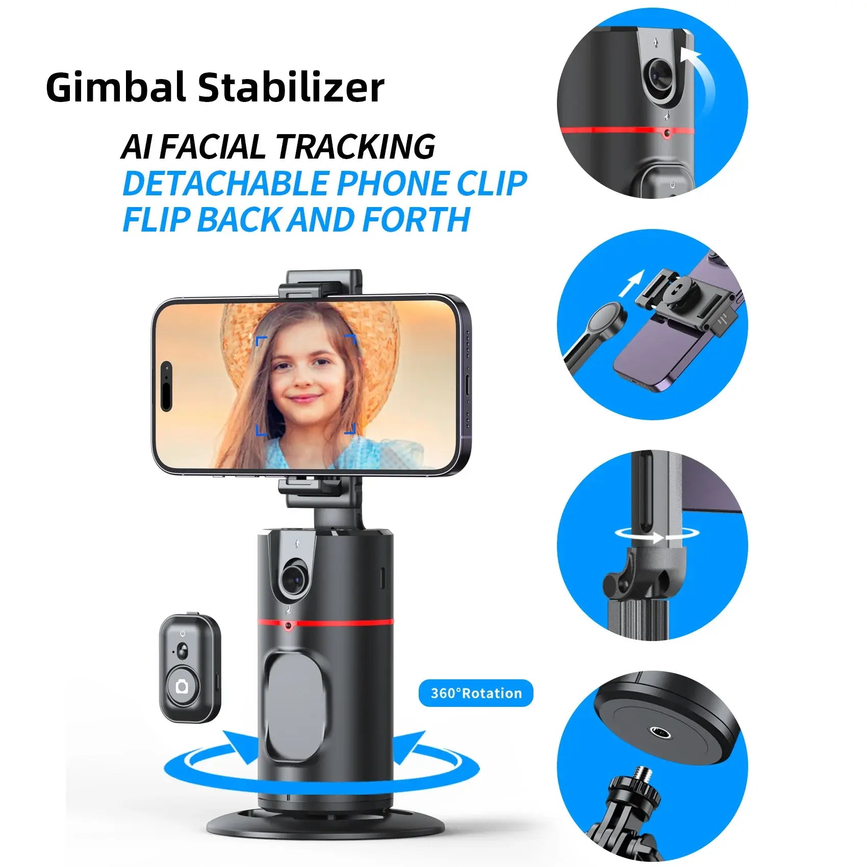 Face Tracking Tripod with Stabilizer