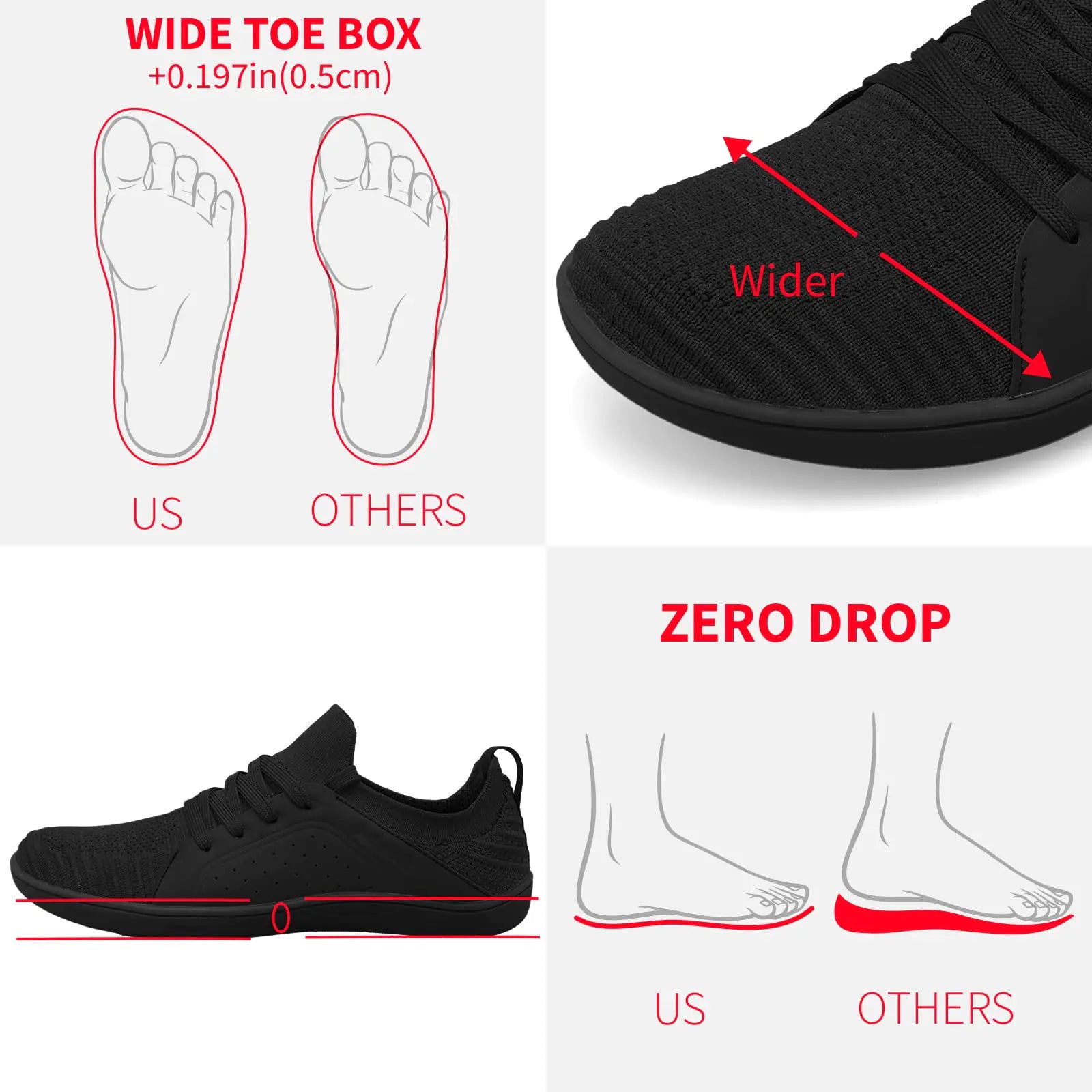 Men’s Zero-Drop Barefoot Shoes for Every Workout