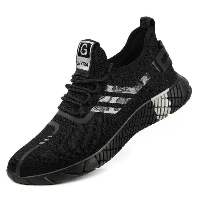 Air Mesh Steel Toe Shoes for heavy lifting