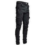 Cargo Jeans with Utility Pockets