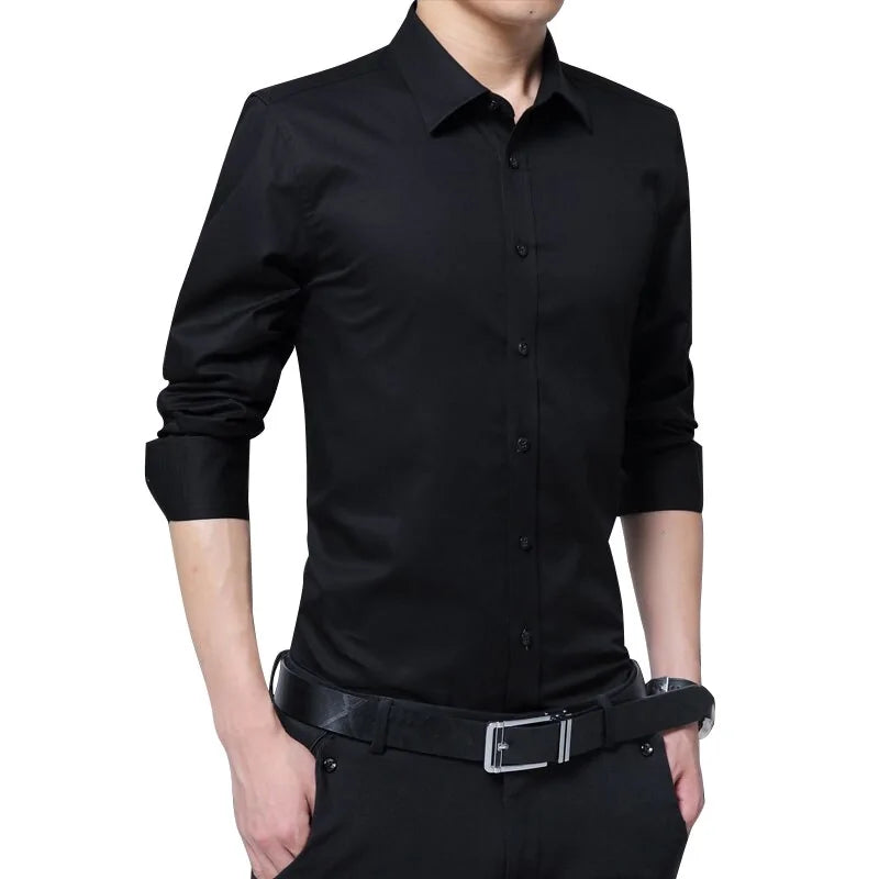 Refined Men's Slim Fit Casual Shirt