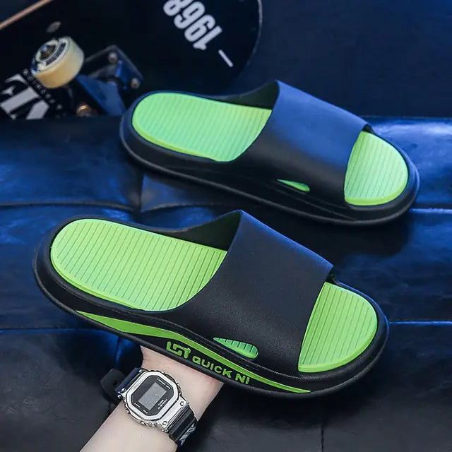 Men's Slip-On Fashion Slippers for Beach and Summer