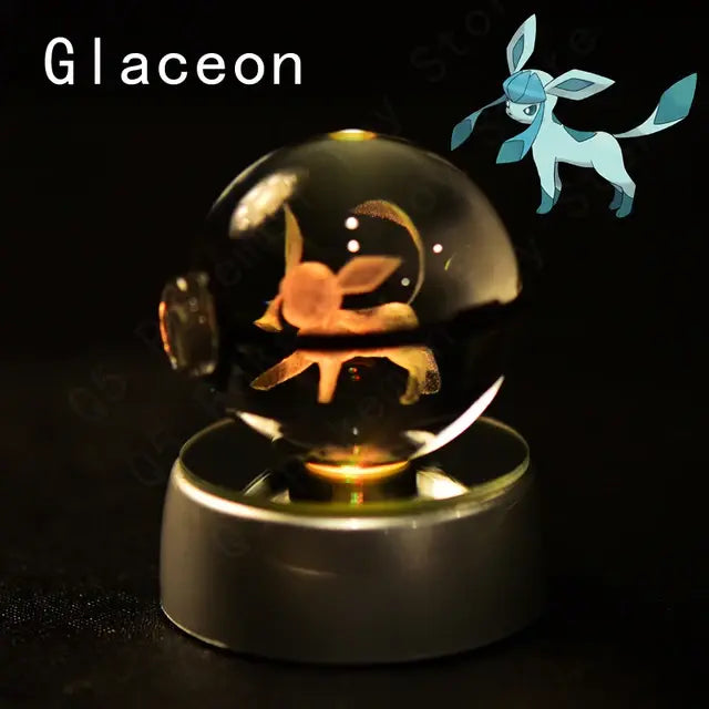 3D Pokémon Crystal Globe Lamp
