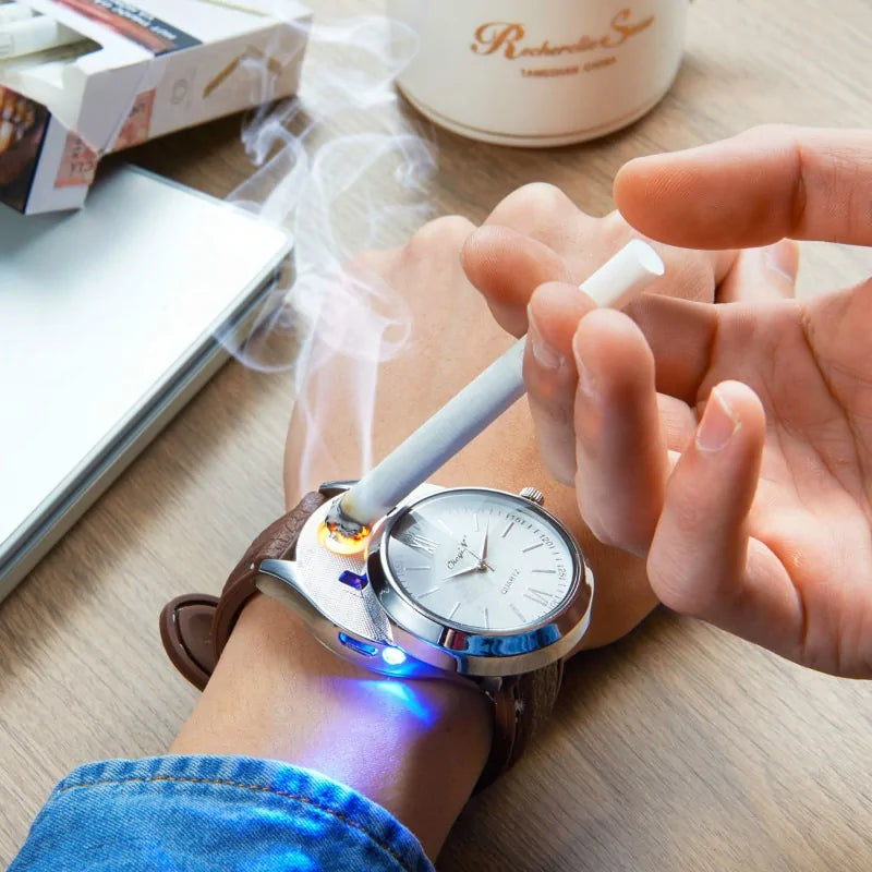 Premium Rechargeable Lighter Watch