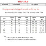 Men's Running Compression Tight Short Size Chart