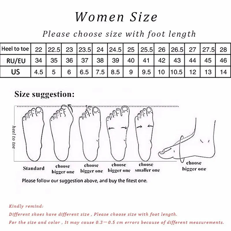 Chic Women's Winter Ankle Boots Size Chart