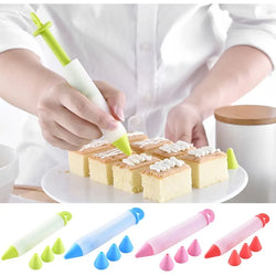 STOMART.CO.UK Silicone Decorating Writing Pen Decorating Pen Food Writing Pen Free Text