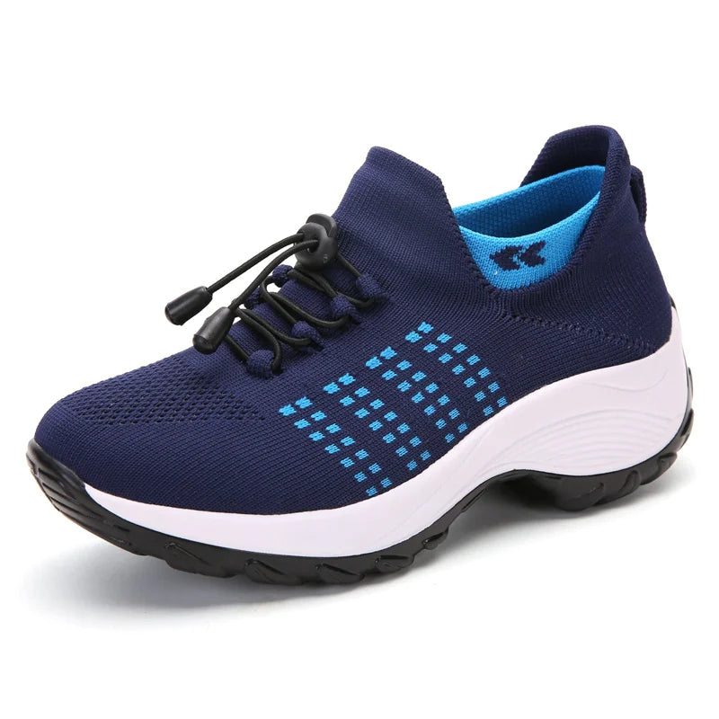 Stretch Fly-Knit Trainers for Women