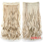 Two long, wavy clip-in hair extensions in a silver gray shade, shown front and back against a white background with the label “Silver Gray