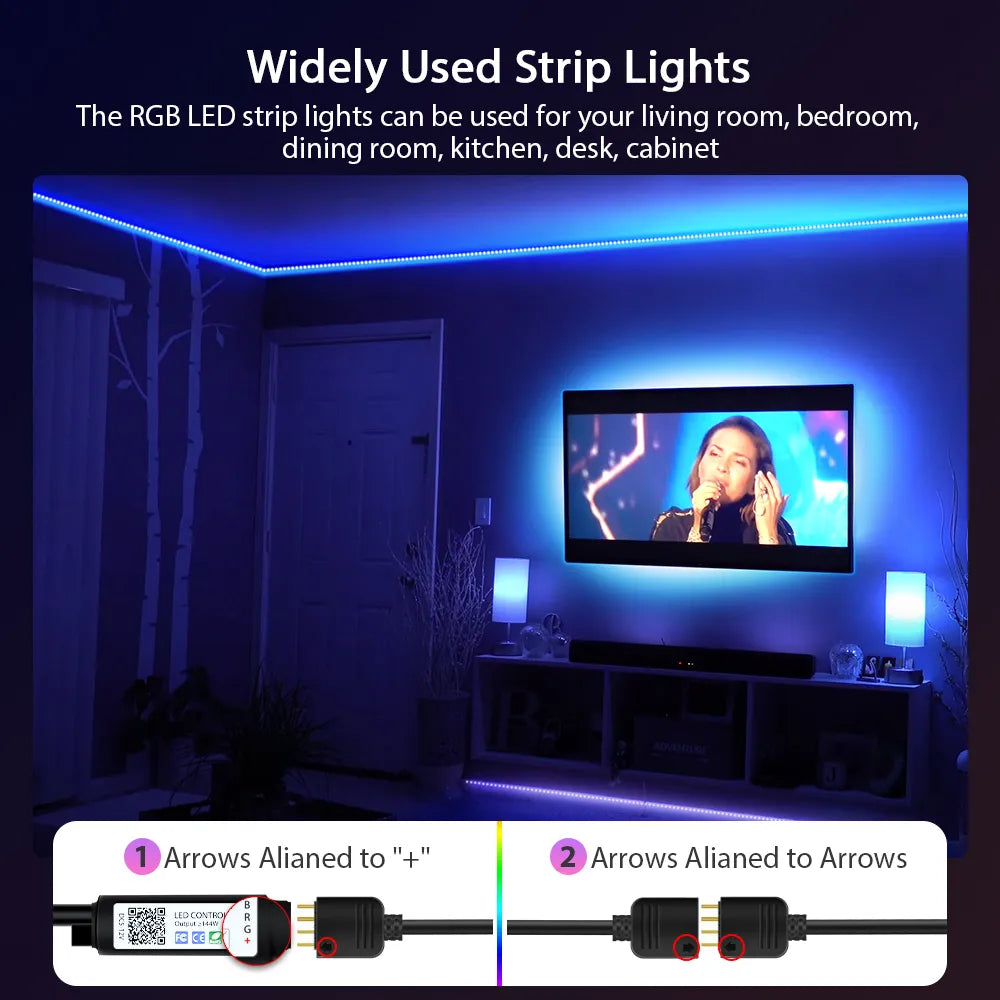 Million Colours LED Ambient Strip Lights