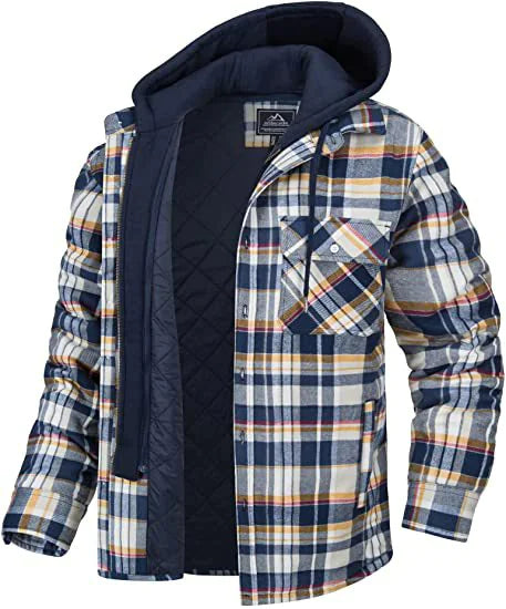 Warm men’s pullover hoodie