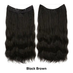 Seamless Clip-in Synthetic Wave Hair Extensions
