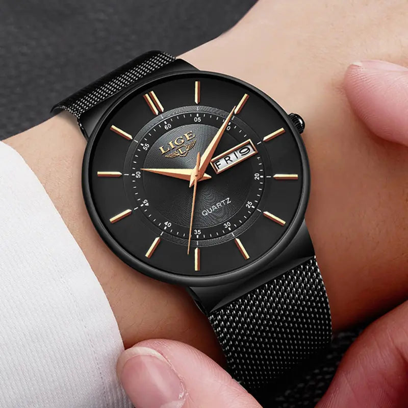 Men's Top Brand LIGE Luxury Watch