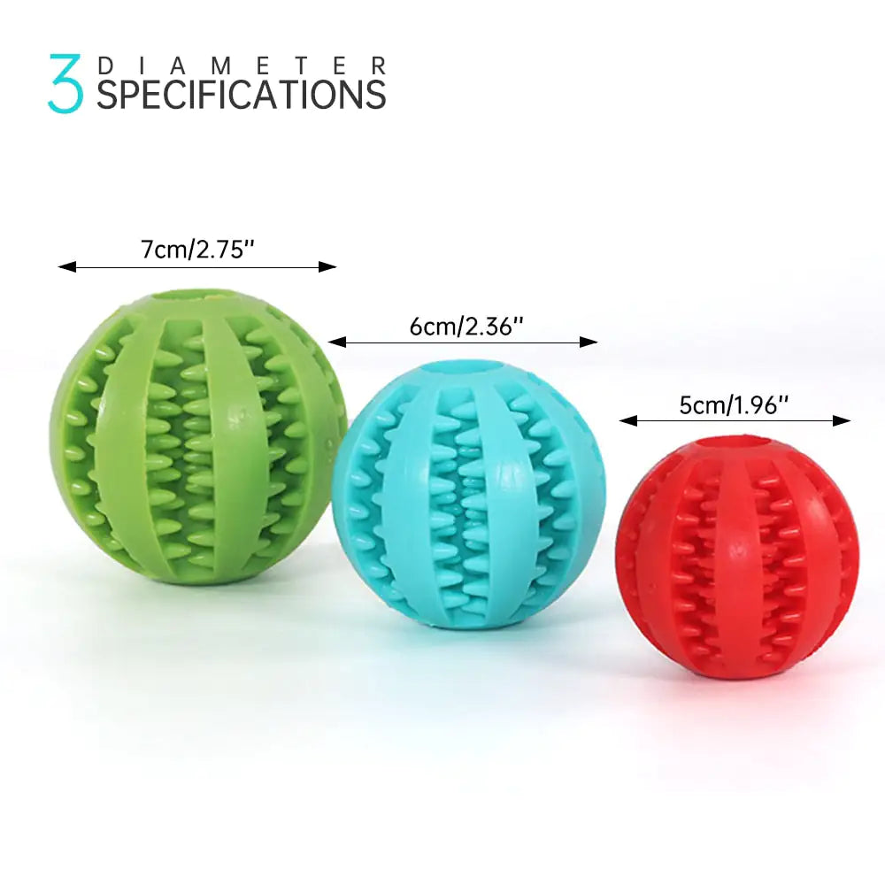 Interactive Cat Dog Rubber Ball