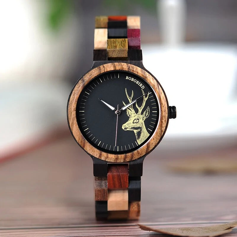 Bobo Bird Natural Bamboo Wooden Watch