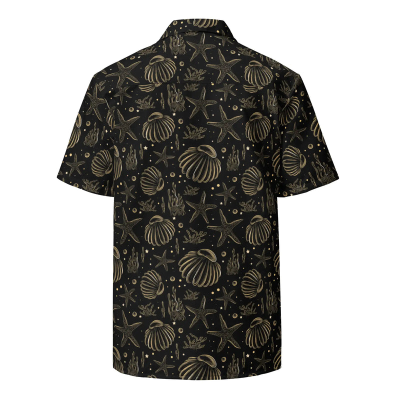 Golden Shore Button Down Hawaiian Shirt