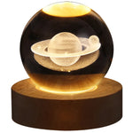 LED Galaxy Crystal Ball Table Lamp