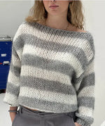 Loose Striped Pullover Knitted Sweater