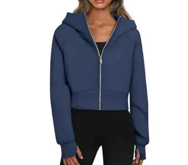 Cozy Women's Long Sleeve Hooded Sweatshirt