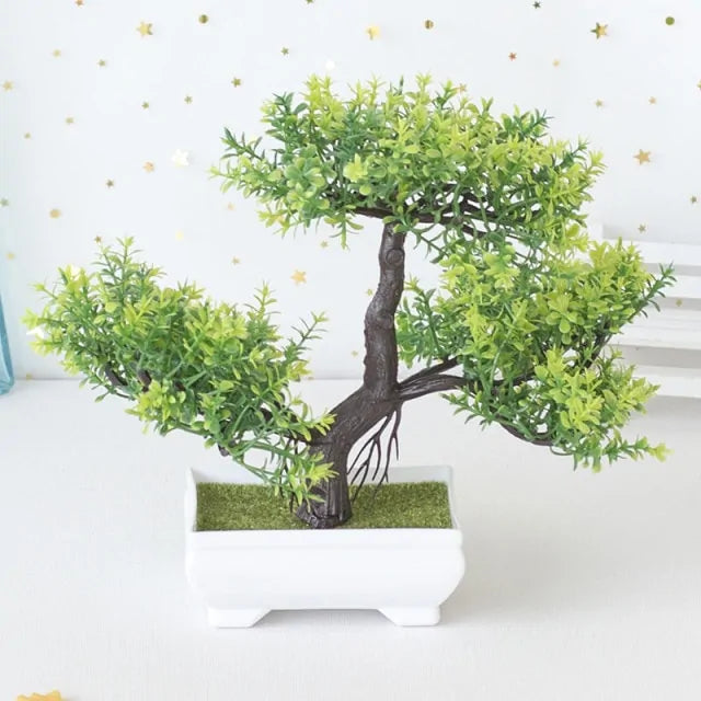 Artificial Bonsai Tree with delicate foliage and branches