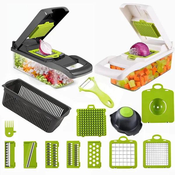 STOMART.CO.UK 14-In-1 Multifunctional Vegetable Chopper