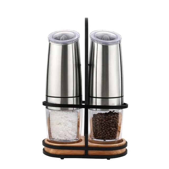 STOMART.CO.UK MLIA Set Electric Pepper Mill Kitchen Pepper Mill Free Text