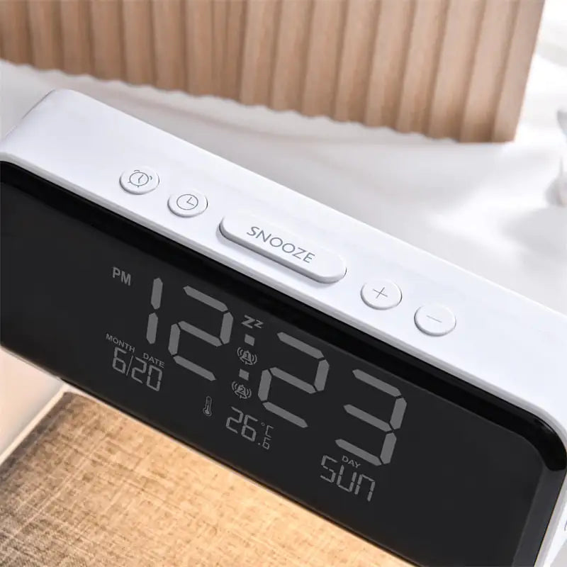 Bedside screen Alarm Clock