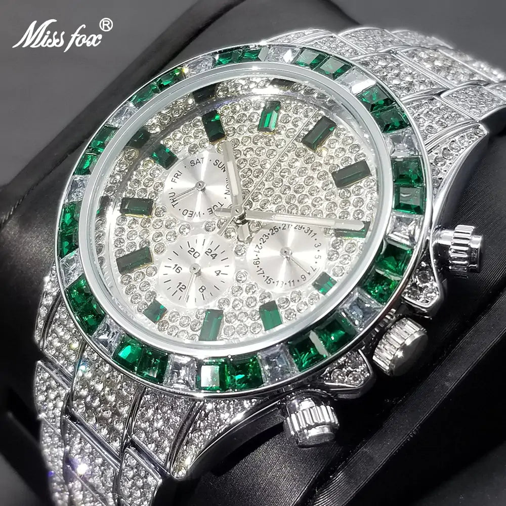 Elegant Diamond Calendar Watches