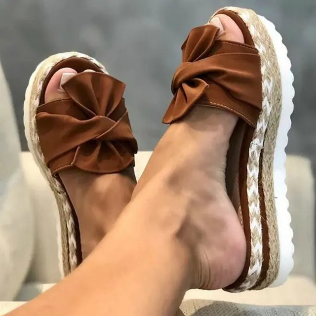 Fashionable Summer Platform Wedge Slippers
