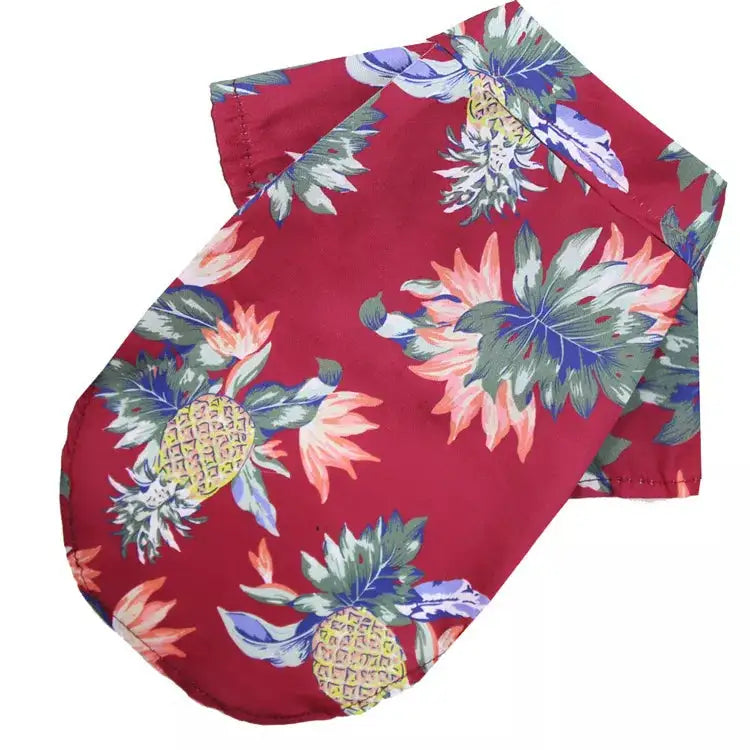 Dog Shirts with Tropical Prints