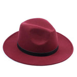 Women's Wide Brim Fedora Hat