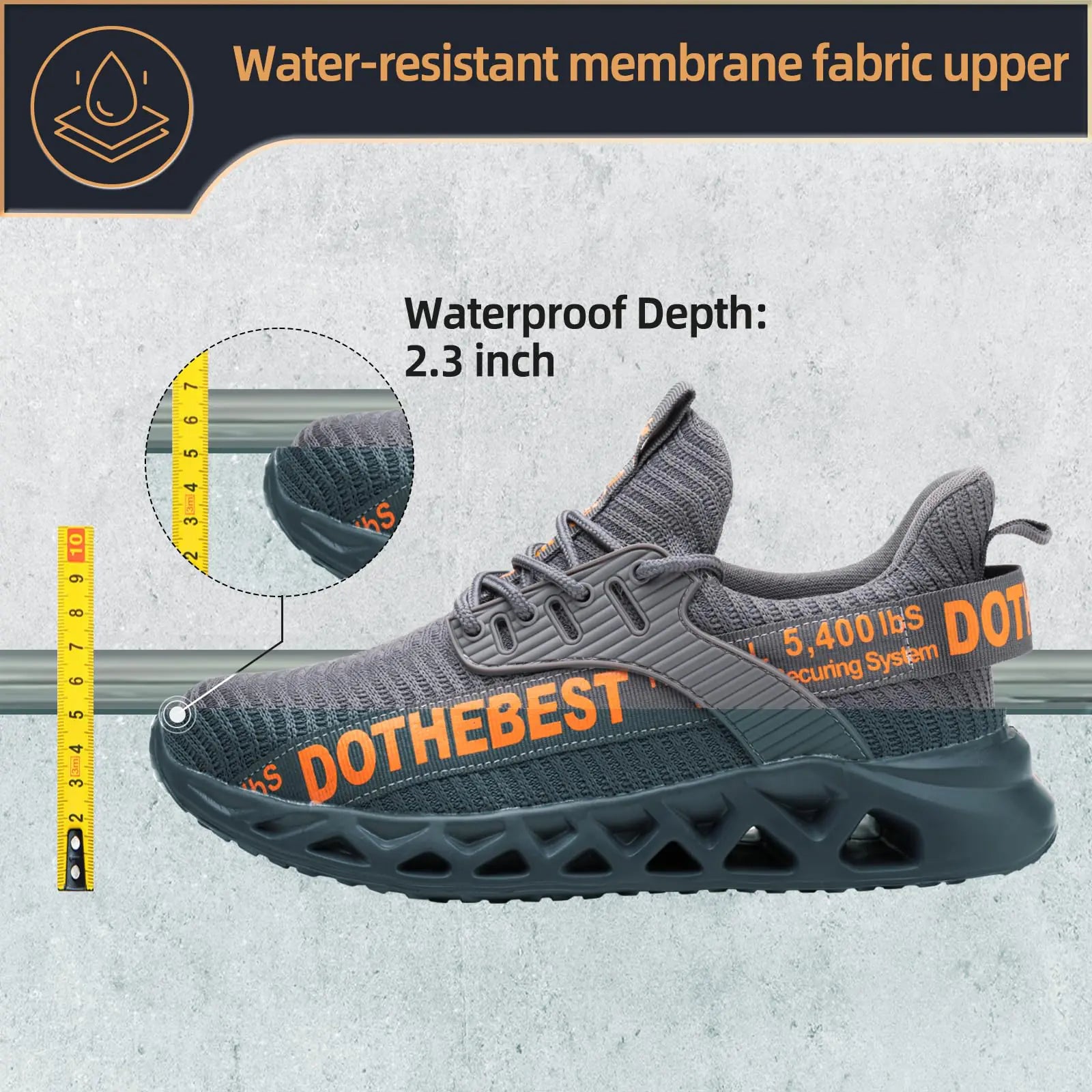 Unisex Steel Toe Work Sneakers