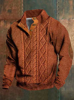 3D Digital Series Graphic Knit Sweater