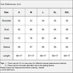 Women's Chiffon Blouse Bodysuit Size Chart