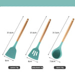 Non-Sticky Kitchen Spatula Spoons Set