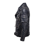 Men's Hard Core Batik Leather Jacket