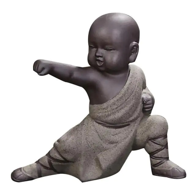 Zen Warrior Monk Sculpture