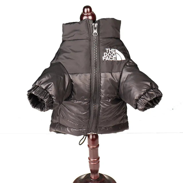 Insulated Dog Winter Jacket with Reflective Stripes