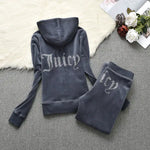 Women's Casual Juicy Hoodie Tracksuit Set