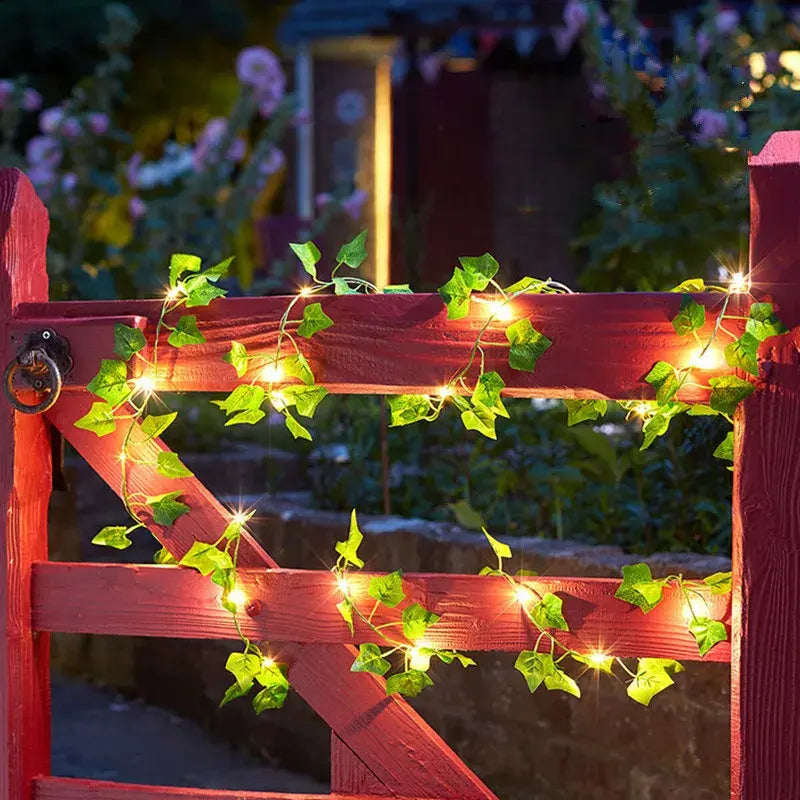 Green Leaf String Lights