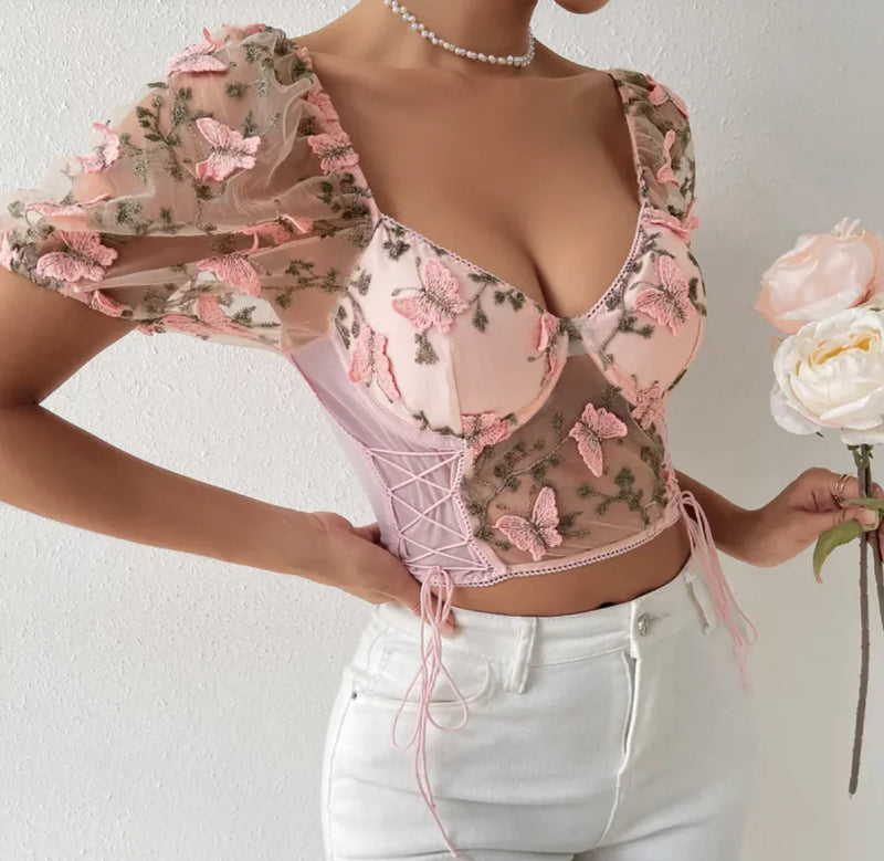 Women's Mesh Spliced Tank Top