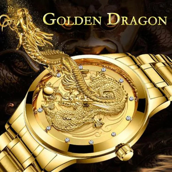 Golden Dragon Automatic Mechanical Watch