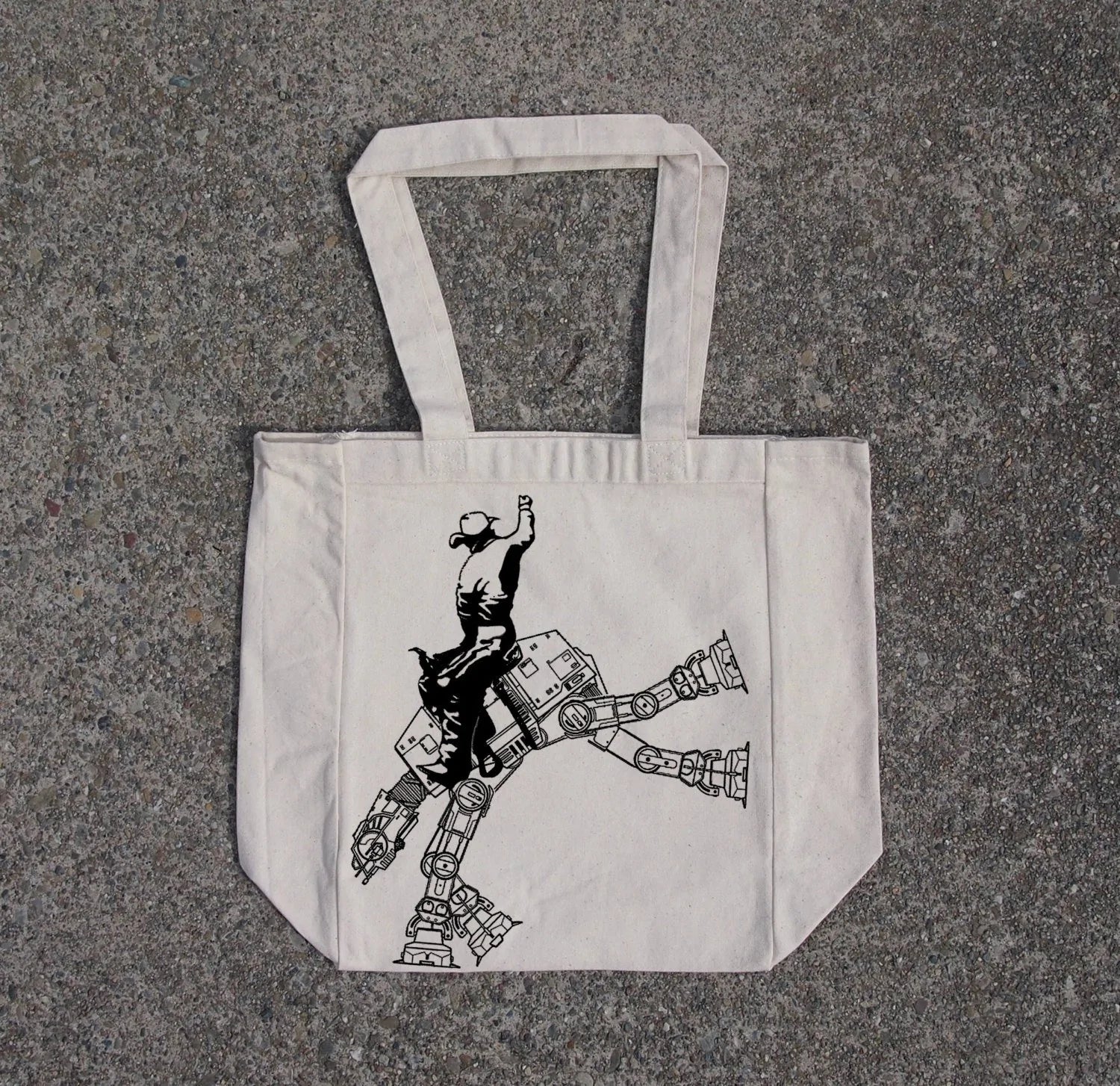 Cotton Canvas Natural Tote Bag