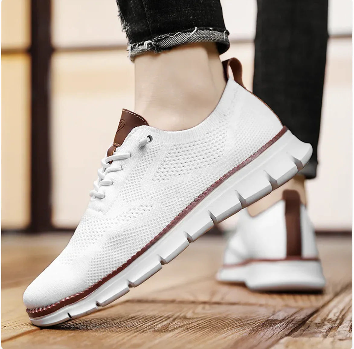 Breathable Mesh Running Shoes for Active Men