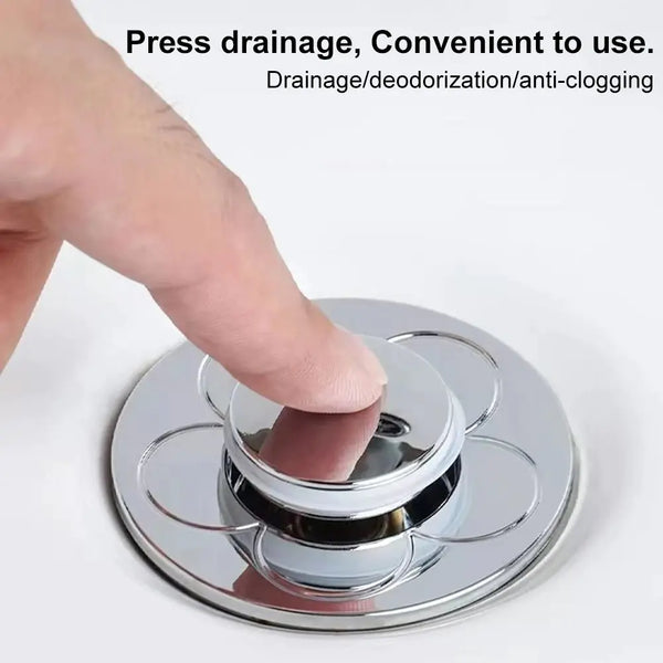 Stainless Steel Pop-Up Bounce Core Basin Drain Filter