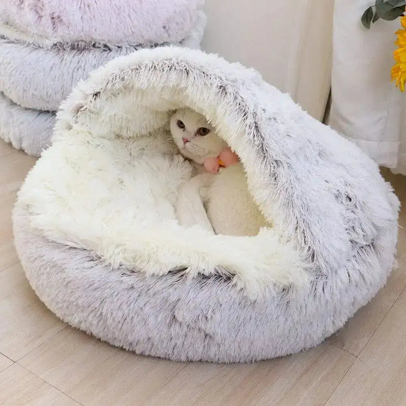 Soft Plush Pet Bed For Cats