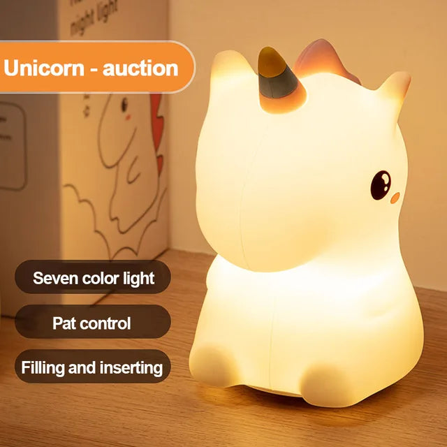 Children’s Friendly Unicorn Night  Lamp Glow